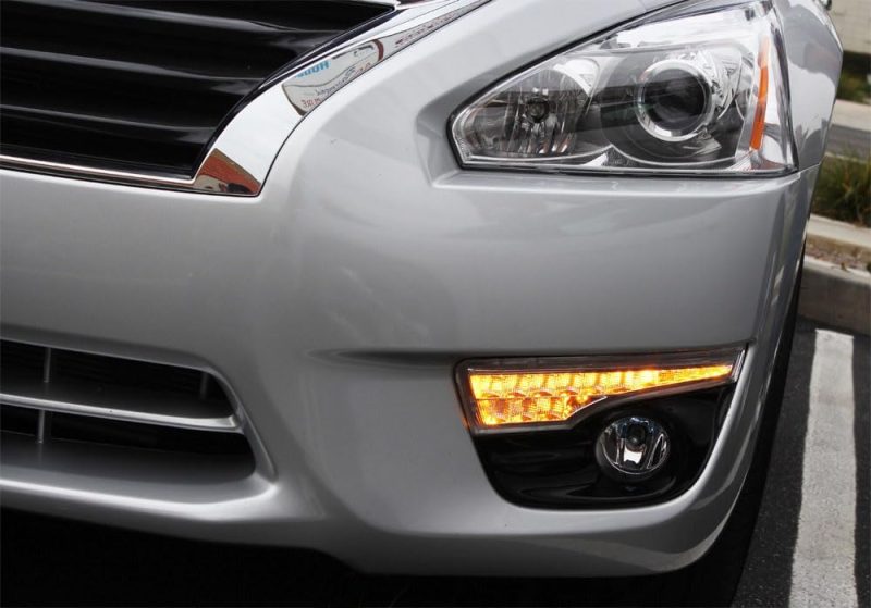 Ijdmtoy Switchback Led Daytime Running Light Kit & Clear Lens Fog Light Combo Compatible With 2013-2015 Nissan Altima - Image 5