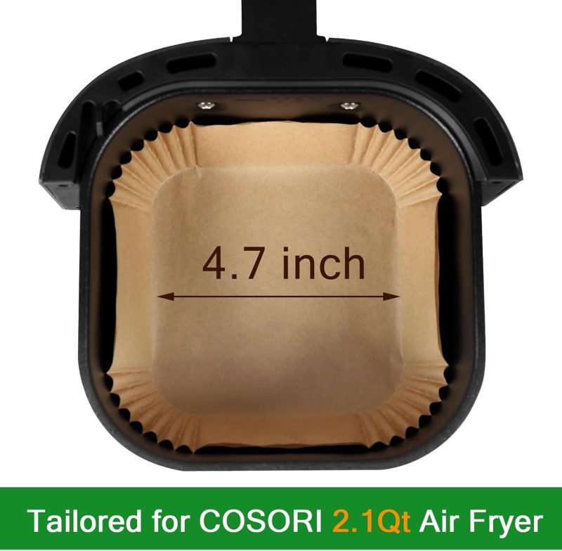Small Air Fryer Liners Disposable Compatible With Cosori 2.1 Qt Air Fryer - Image 2