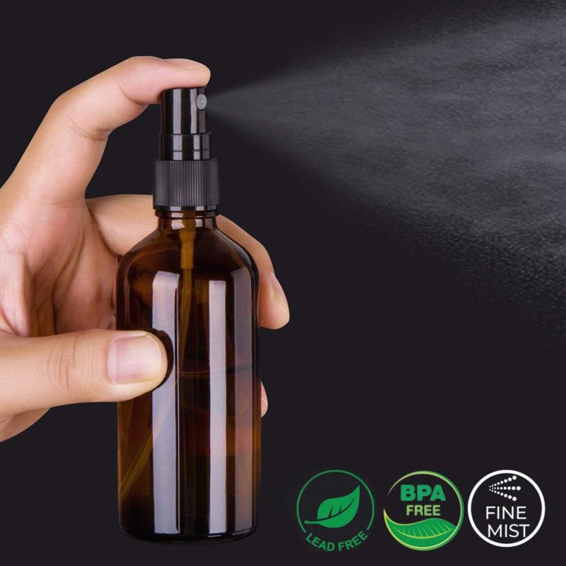 Amber Glass Spray Bottles - Image 2