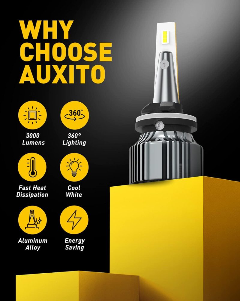 Auxito 880 Led Fog Light Bulbs - Image 2