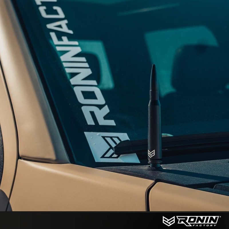 Ronin Factory 50 Cal Bullet Antenna - Ford F150 F250 F350 Super Duty Raptor (Bronco 21-23) Truck Accessory - Ram 1500 Short Antenna Replacement - Image 5