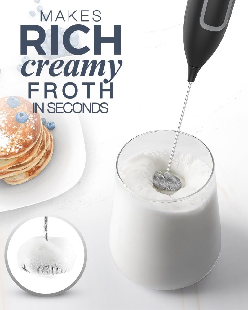 Milk Frother Handheld Battery - Image 2