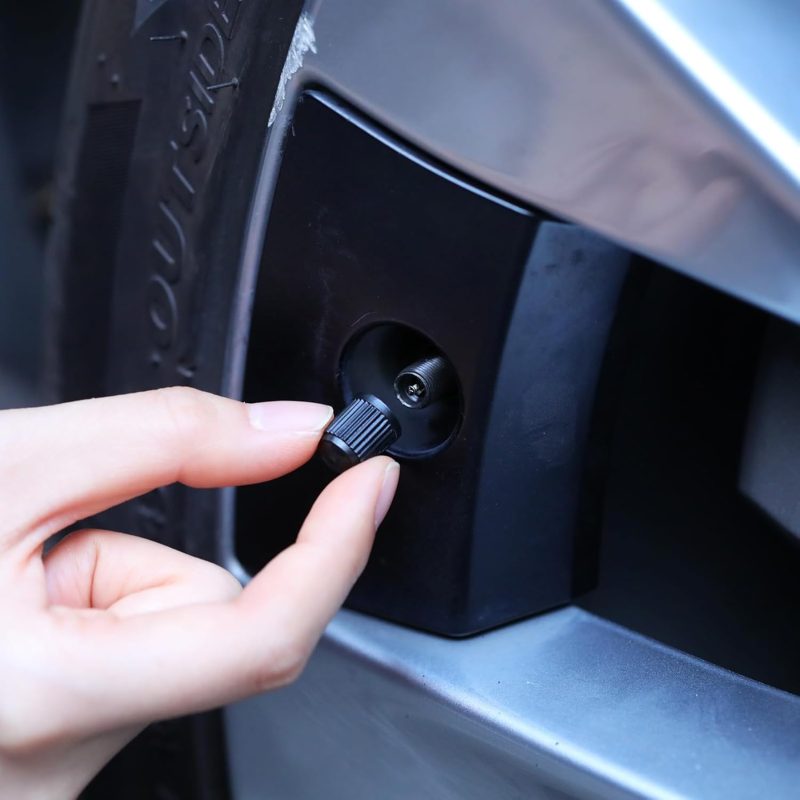 Outus 20 Pcs Tire Valve Stem Caps Car Tire Caps Plastic Universal Black Valve Stem Covers For Bike Bicycle Cars Suv Trucks Motorcycles (Black) - Image 5
