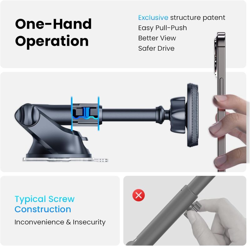Apps2Car Magnetic Phone Mount For Car - Image 6