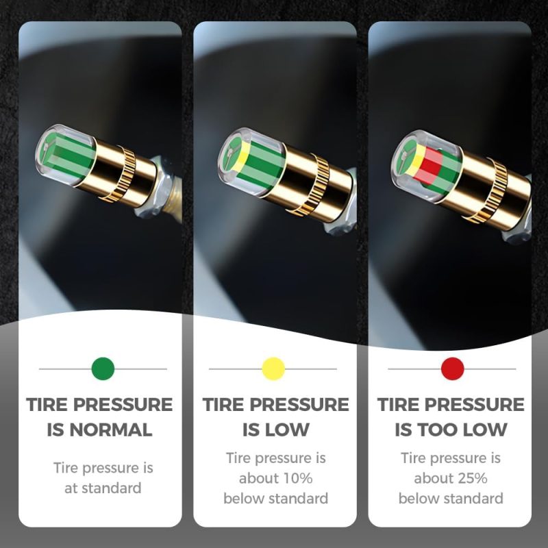 Car Tire Pressure Monitor Valve Stem Caps - Image 5