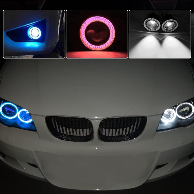 Angel Eye Fog Lights Led Halo Ring Drl Headlights - Image 6