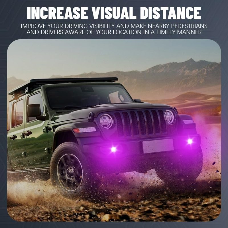 2Pcs Angel Eye Halo Fog Lights For Cars - Image 6