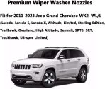 68260443Aa Premium Wiper Washer Nozzles Fit For 2011-2023 Jeep Grand Cherokee Wk2 Wl Windshield Washer Fluid Jet Nozzle | Easy To Install | 2 Pack - Image 3