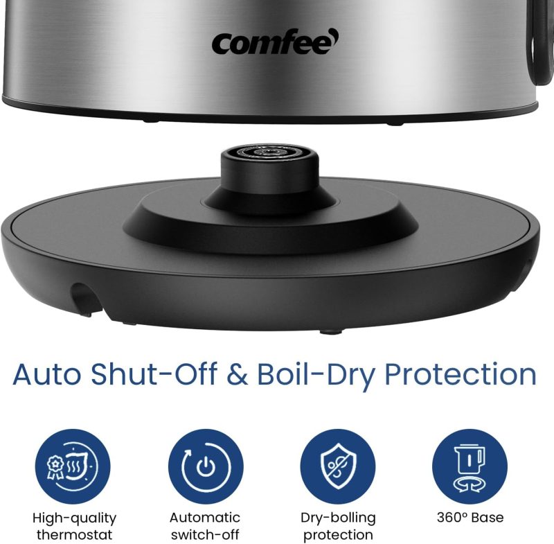 Comfee' Stainless Steel Electric Kettle - Image 4
