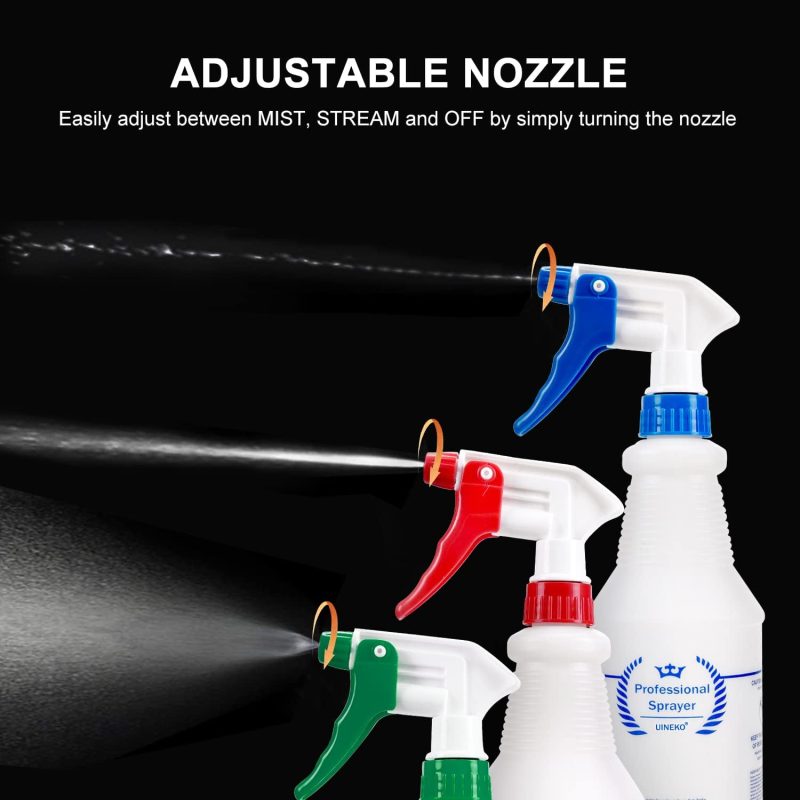 Plastic Spray Bottle (3 Pack - Image 2