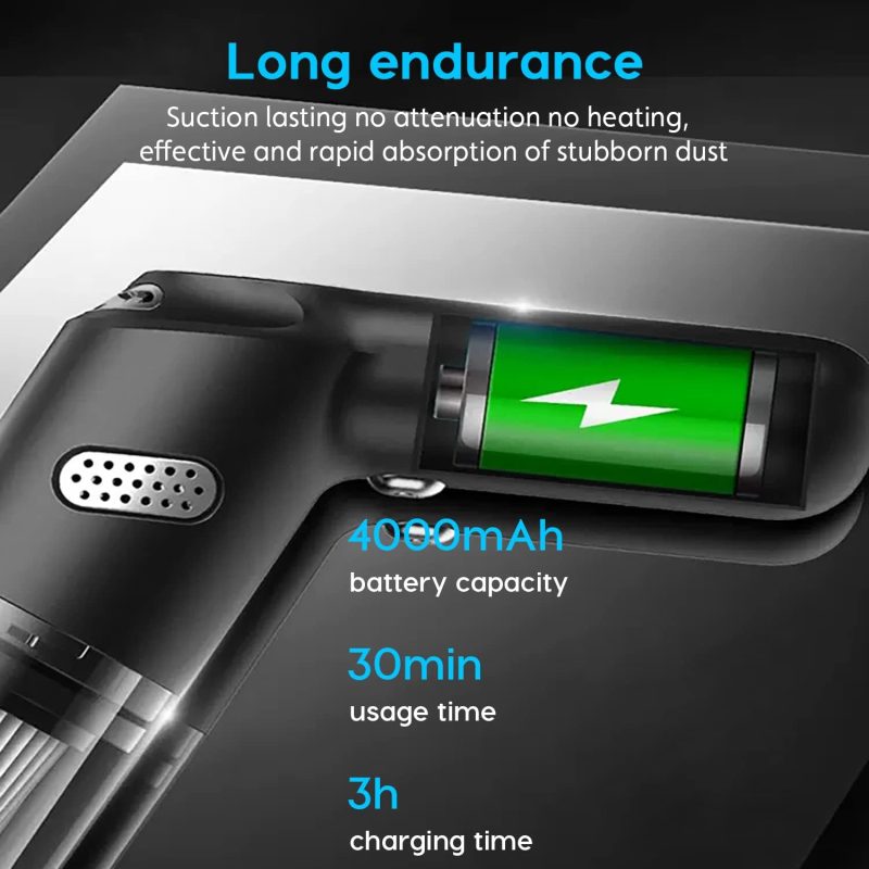 Haisito Mini Vacuum Cleaner For Car - Image 5