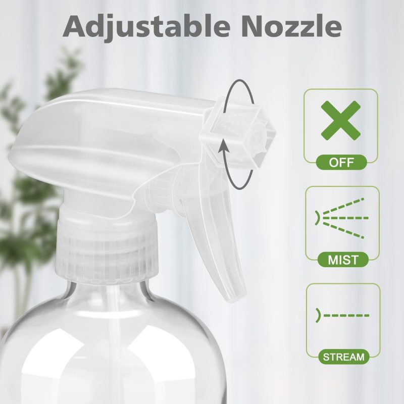 Glass Spray Bottles With Silicone Sleeve Protection - Image 2