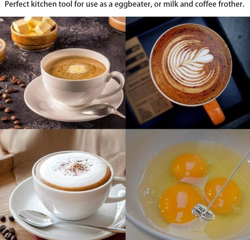 Handheld Electric Usb Charging Eggbeater Milk Frother - Image 3