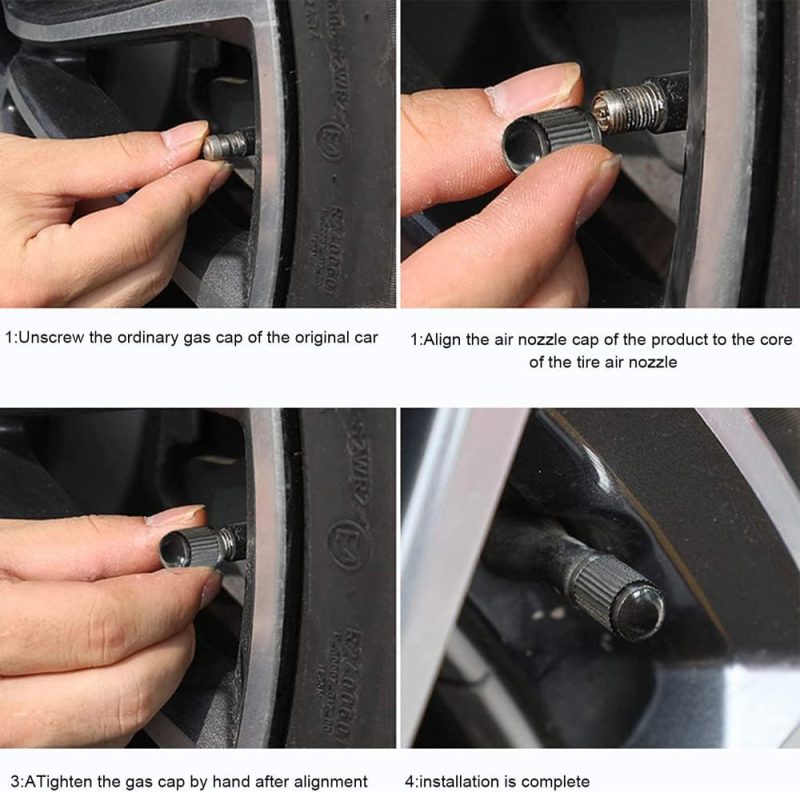 Tire Valve Stem Caps The Upgraded Version Has A Sealing Ring For Car - Image 4