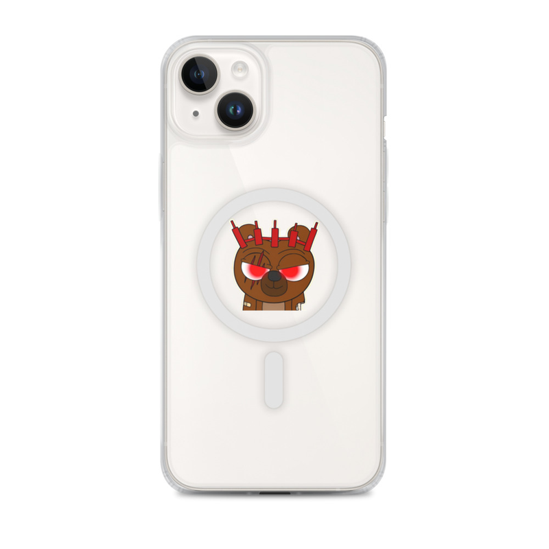 6f3d9d2839b441d693bdbf0e1551c685_preview.png $PEPO "Bearish" MagSafe Clear iPhone Case - Durable & SEO-Optimized - Image 1