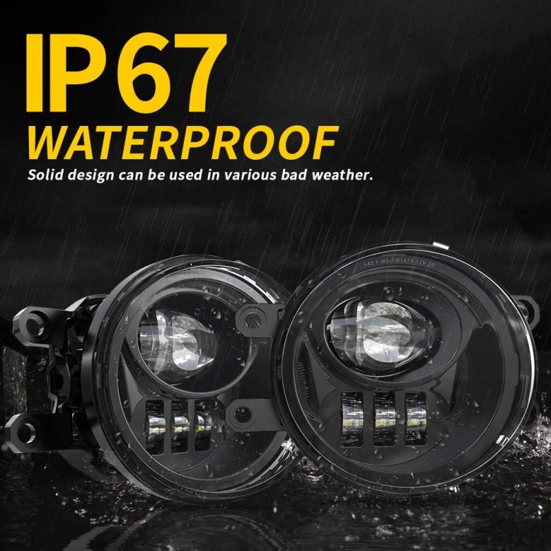 Z-Offroad New Led Fog Lights Driving Lamps Assembly Replacement For 2016-2022 Tacoma 2009-2013 Camry Corolla 2014-2022 4Runner 2014-2019 Tundra Truck - Image 4