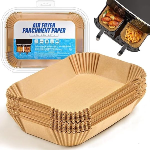 Air Fryer Liners Disposable For Ninja Airfryer: 125Pcs 8.7X5.5