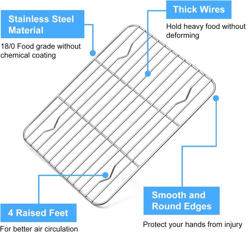 P&P Chef Cooling Baking Rack Pack Of 2 - Image 3