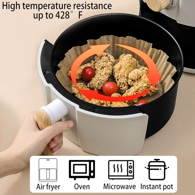 200Pcs Air Fryer Disposable Paper Liner - Image 4
