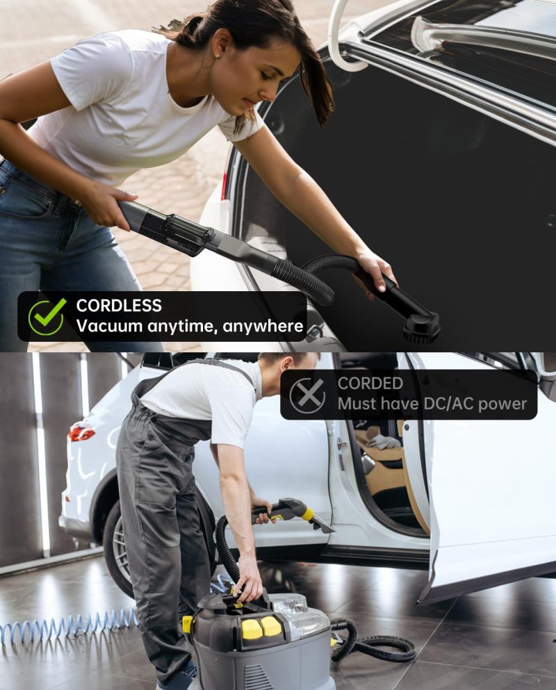 Autobot Car Vacuum Portable Cordless - 20000Pa Handheld Vacuum For Pet Hair - Image 2