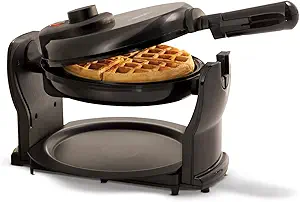 Bella Classic Rotating Belgian Waffle Maker With Nonstick Plates