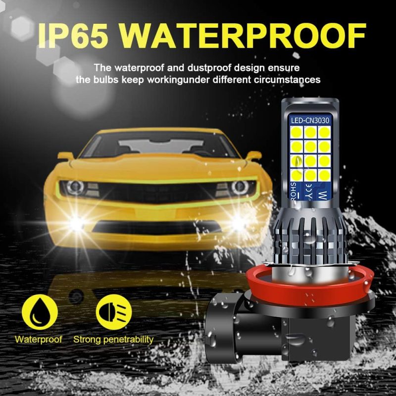 2Pcs H8 H9 H11 Led Green Lemon Fog Light Bulbs - Image 5
