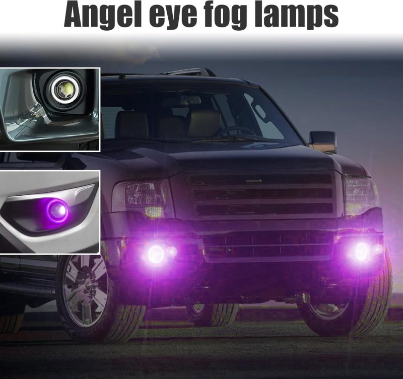 2Pcs Car Angel Eye Fog Light - Image 6