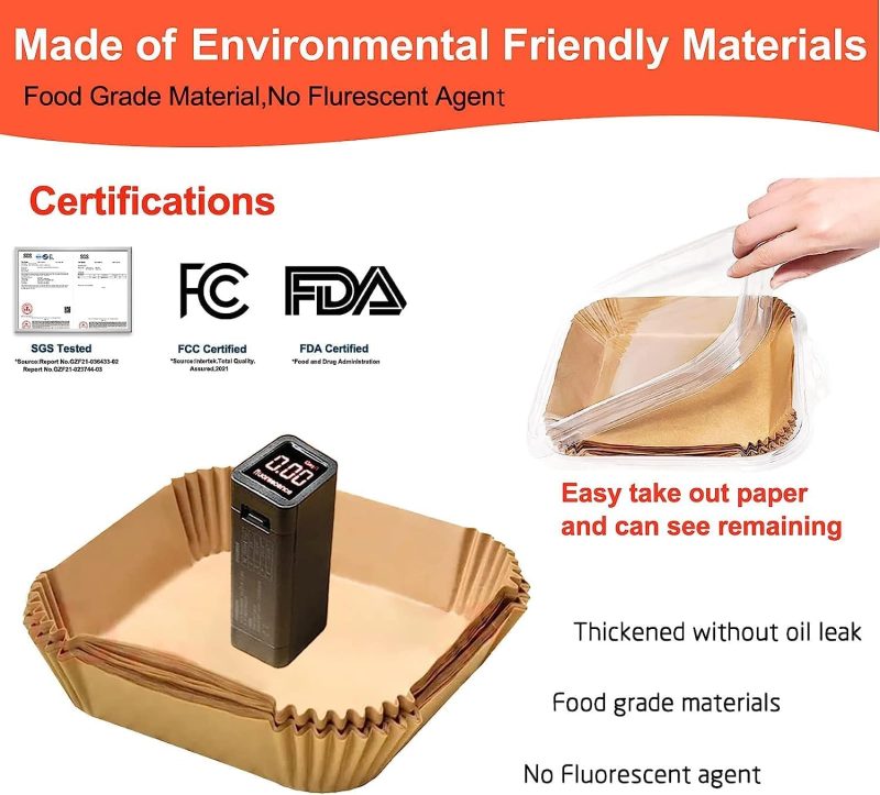Air Fryer Liners Disposable 4Qt - Image 5