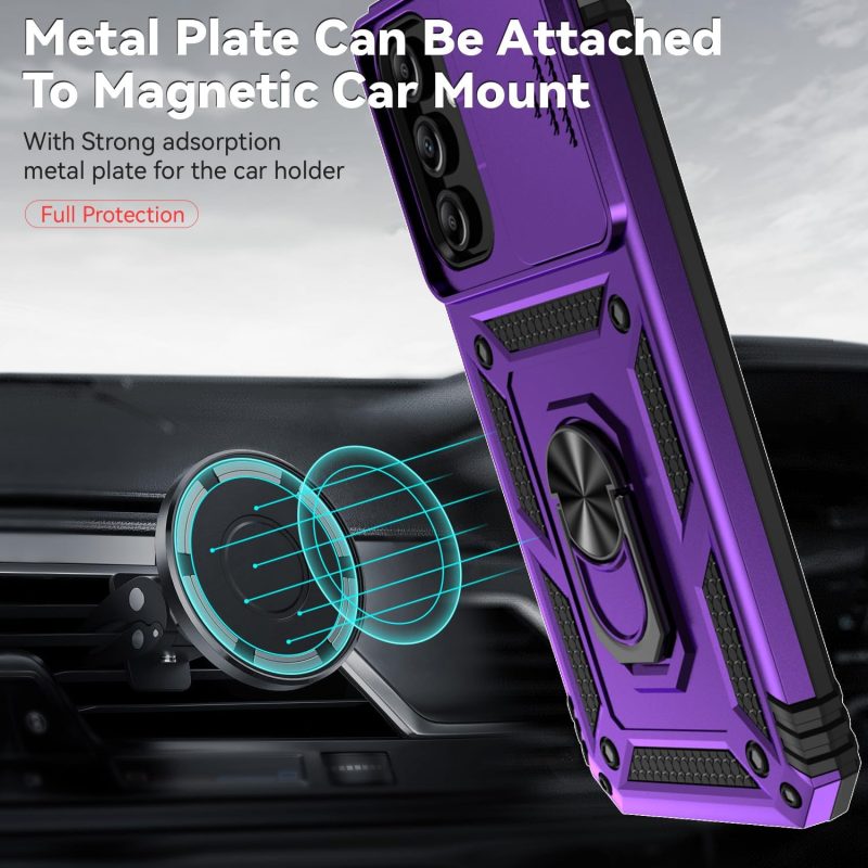 A15 Hybrid Protective Case for Galaxy A15 5G - Purple - Image 3