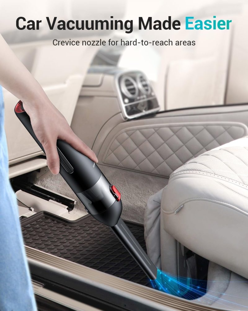 Cafele [Upgraded Mini Car Vacuum Cordless For Easy & Quick Cleaning With 2 Speed - Image 3