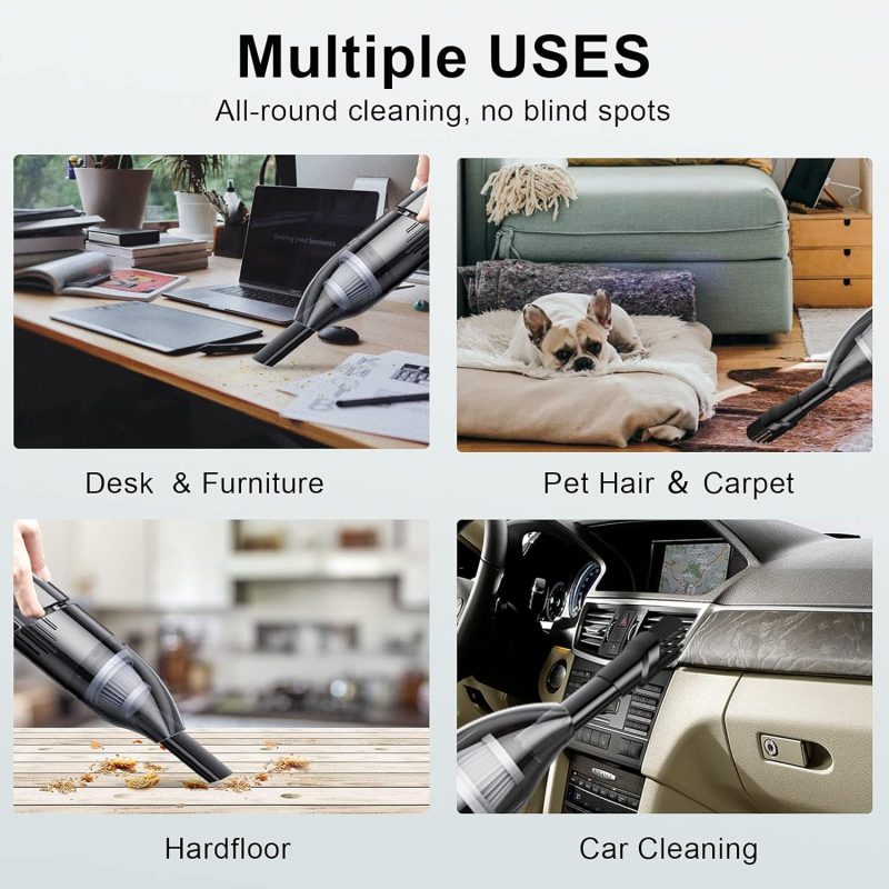 Handheld Vacuum Cleaner Cordless - Mini Car Vacuum Cleaner Rechargeable For Car - Image 3