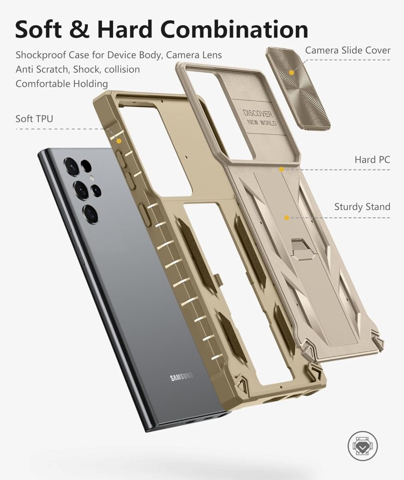 S23 Hybrid Protective Case for Galaxy S23 Ultra - Image 4