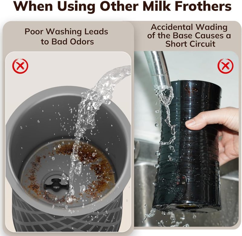 Electric Milk Frother And Steamer - Image 3
