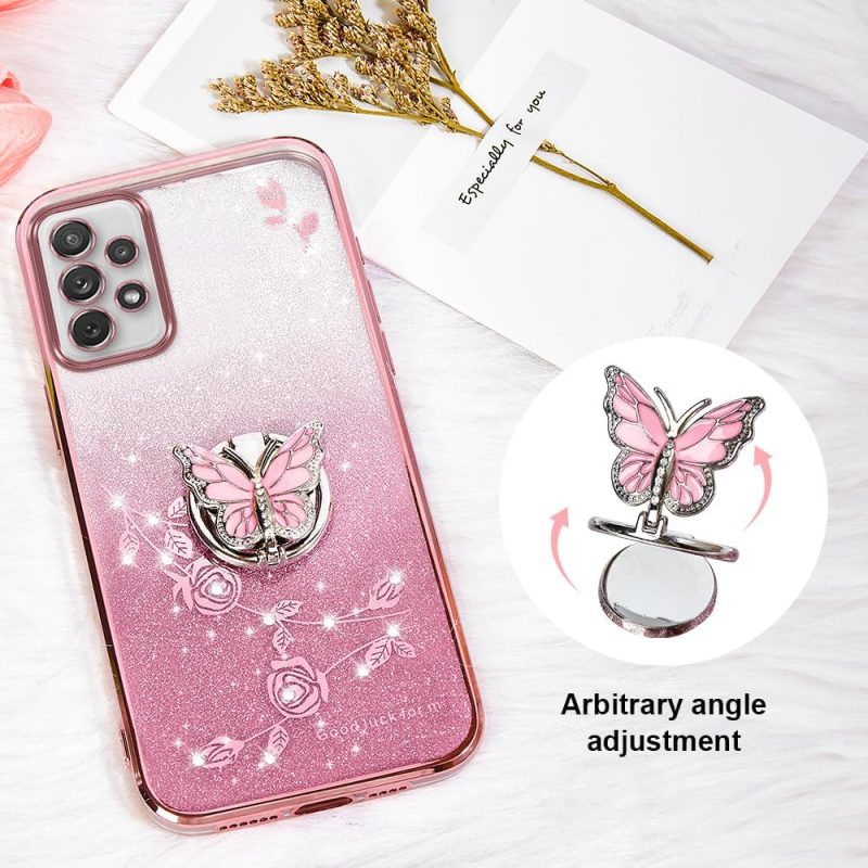 A72 Hybrid Protective Case for Galaxy A72 4G - Pink - Image 3