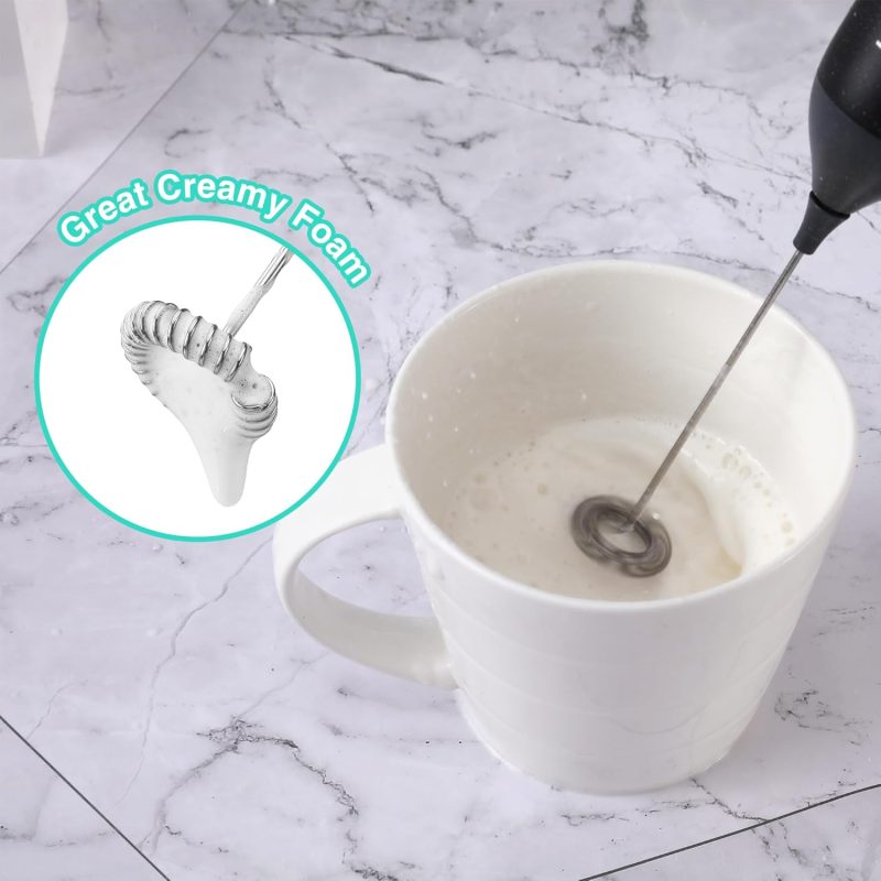 Haushof Powerful Rechargeable Milk Frother Wand - Image 3
