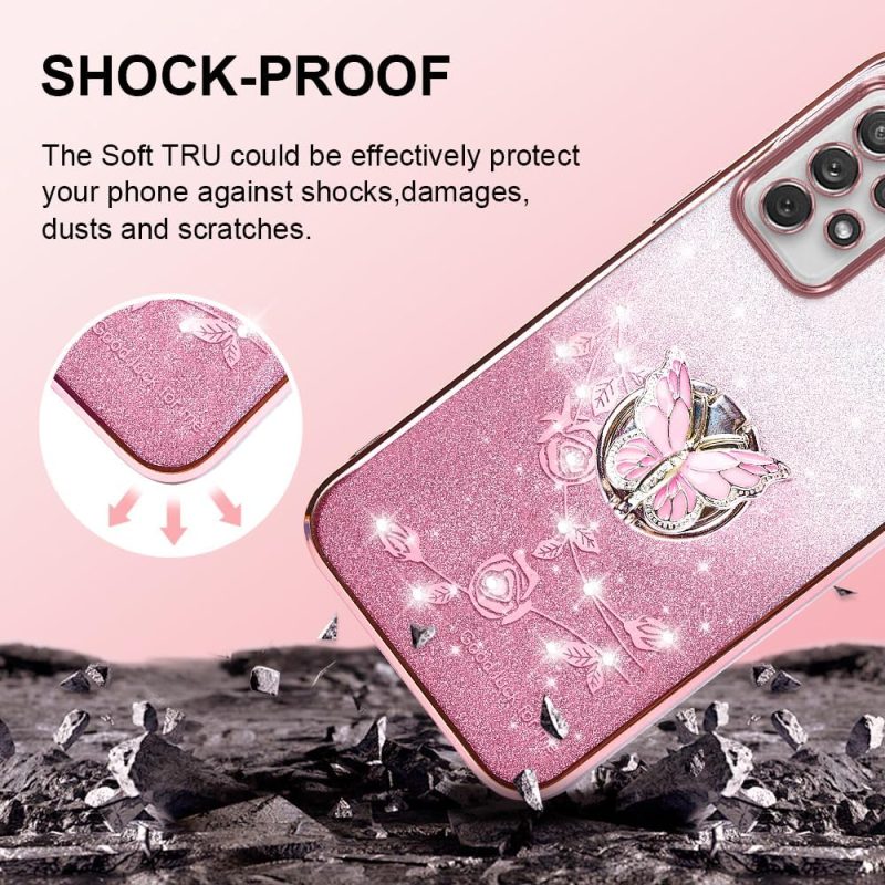 A72 Hybrid Protective Case for Galaxy A72 4G - Pink - Image 2