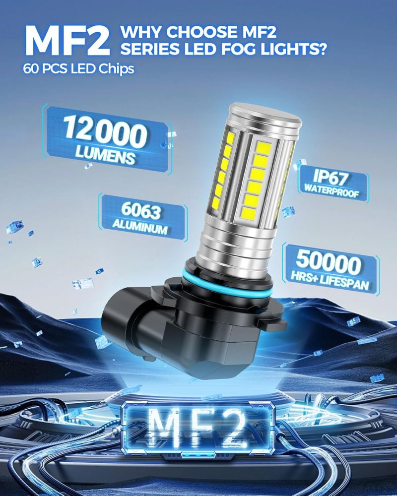 Marsauto Hb4/9006 Led Fog Light Bulbs - Image 5