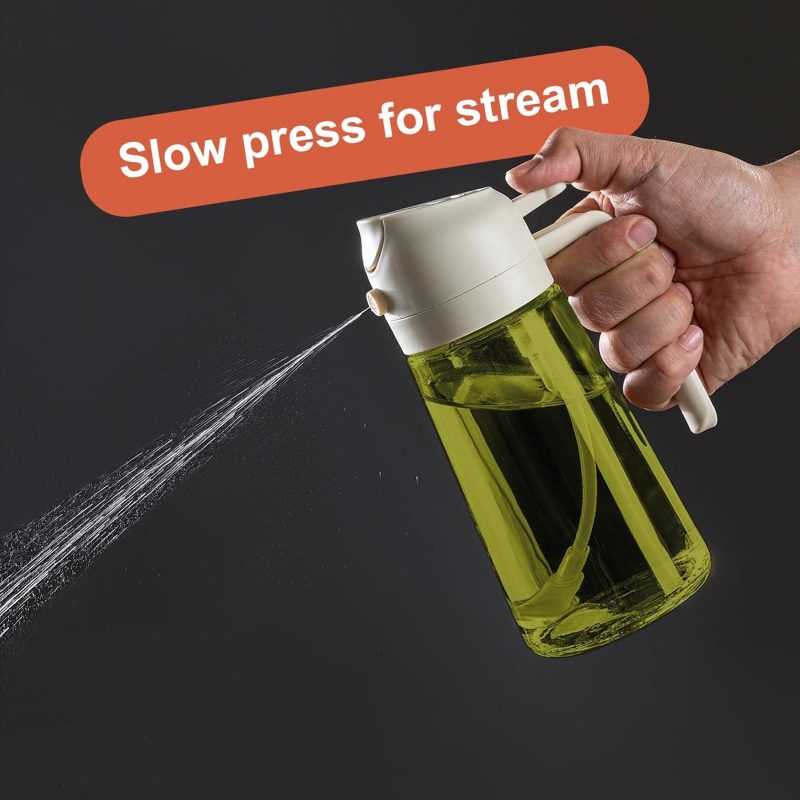 Cxinyi - 16Oz/470Ml Olive Oil Dispenser For Kitchen With Stickers - 2 In 1 Olive Oil Sprayer For Cooking - Image 5