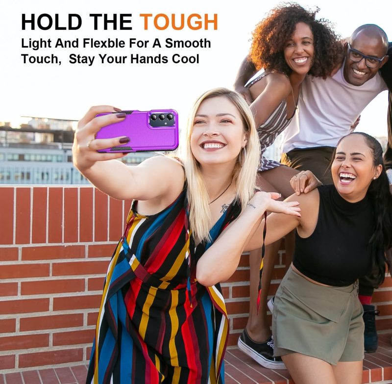 A16 Hybrid Protective Case for Galaxy A16 5G - Purple - Image 6