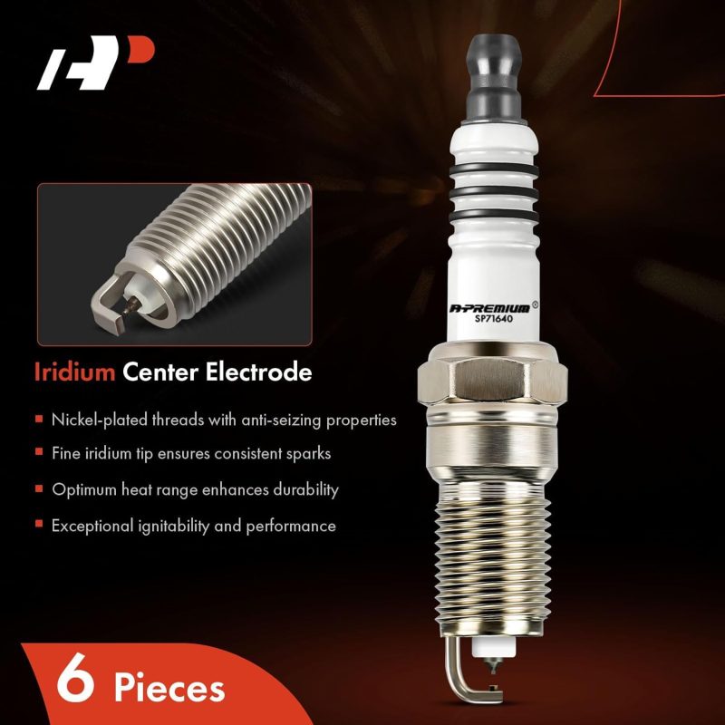 A-Premium 6Pcs Iridium Platinum Spark Plugs Compatible With Buick - Image 4