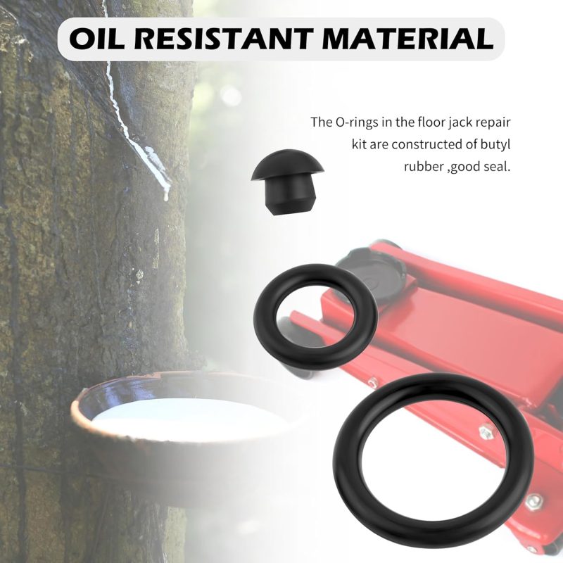 16Pcs Floor Jack Repair Sealing Tool Kit - Image 4
