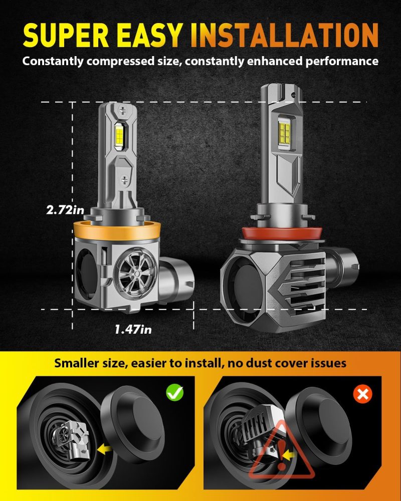H11 9005 Led Bulbs Combo - Image 4