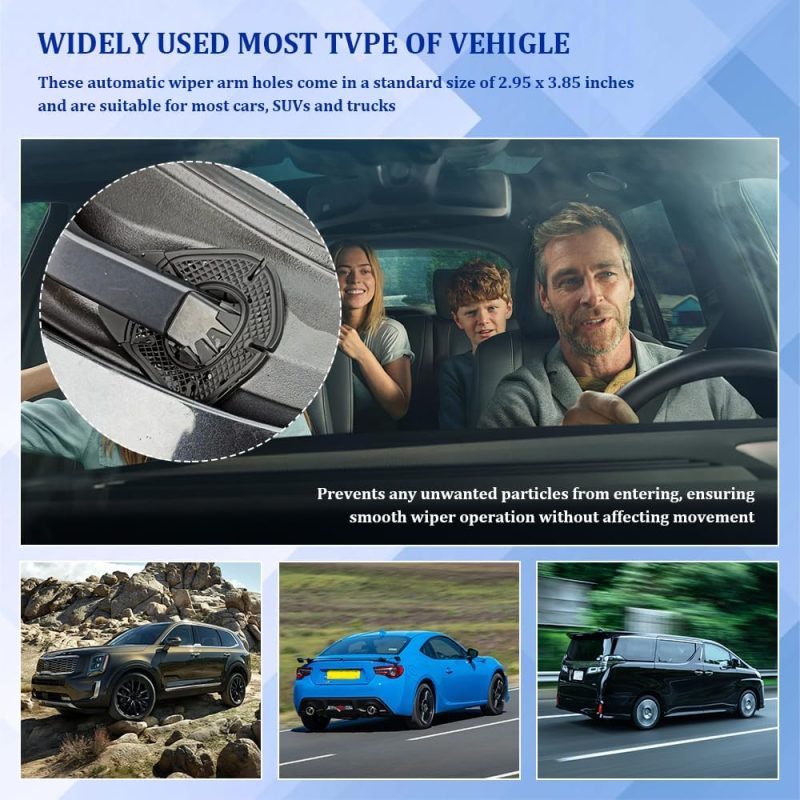 2Pcs Car Wiper Arm Hole Protection Pad - Image 5