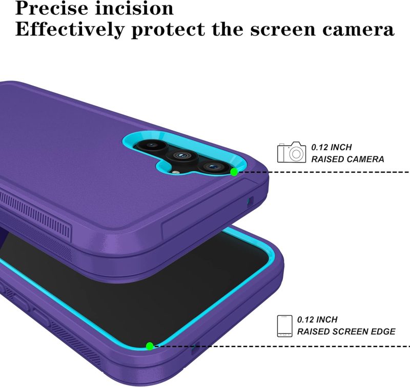 A54 Phone Case for Galaxy A54 5G - Purple SkyBlue - Image 5
