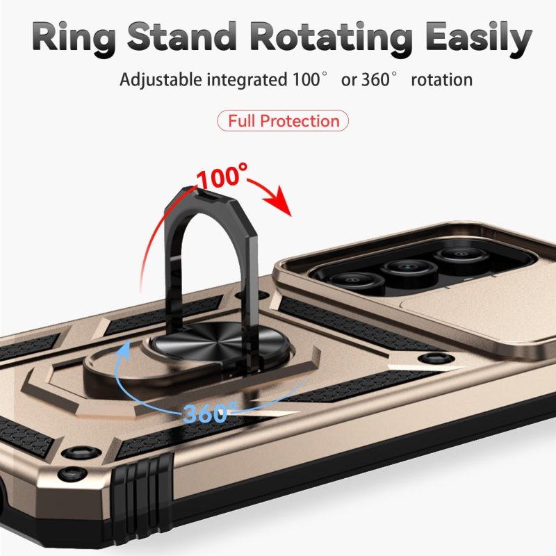 A15 Hybrid Protective Case for Galaxy A15 5G - Gold - Image 6