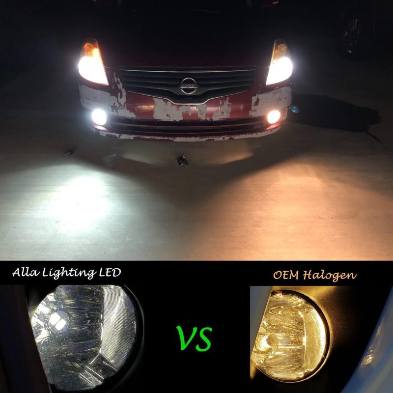 Alla Lighting Super Bright H10 9145 Led Fog Lights Bulbs 9140 9155 - Image 2