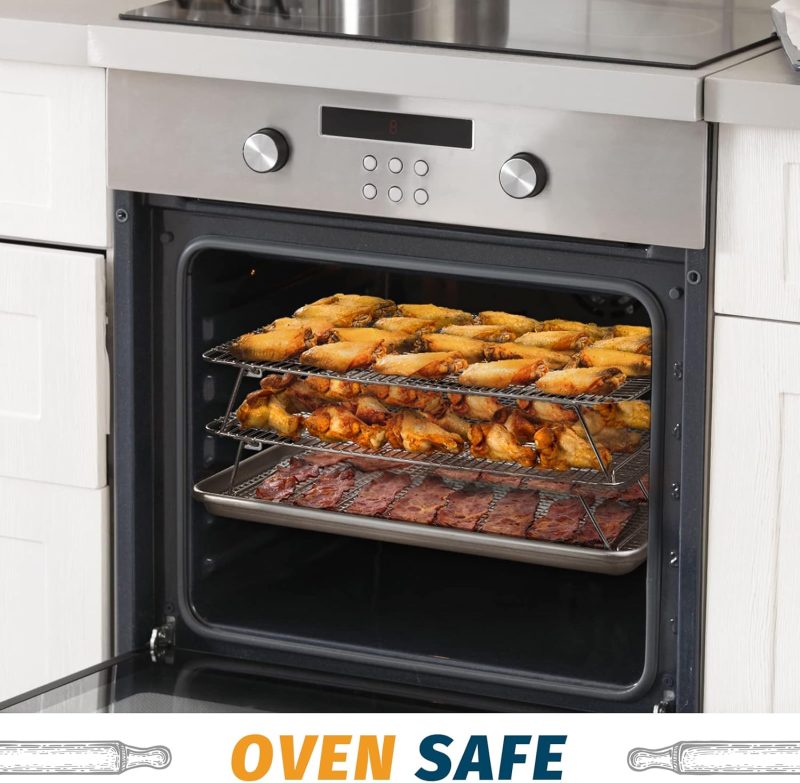 Stainless Steel Stackable Cooling Rack For Baking - Image 6