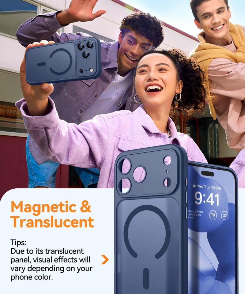MAGNETIC CANSHN Magnetic Compatible with iPhone 17 Pro Case Upgraded Shockproof Protective Phone... - Image 6