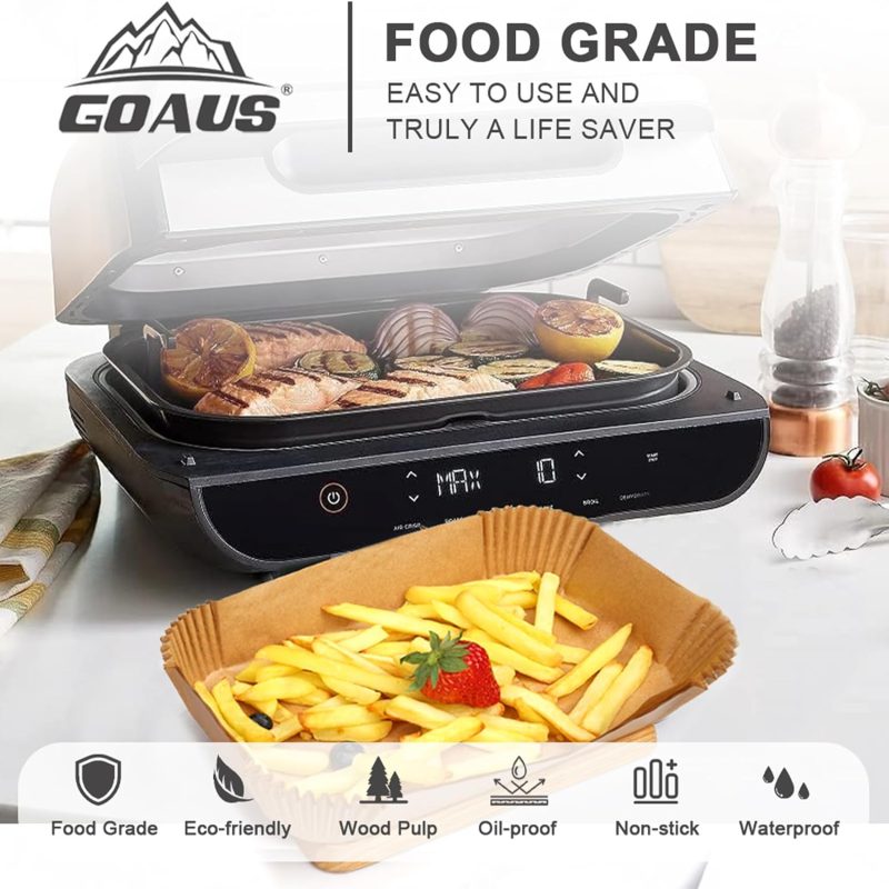Goaus Parchment Paper Liners 150 Pcs For Ninja Foodi Smart Xl - Image 2