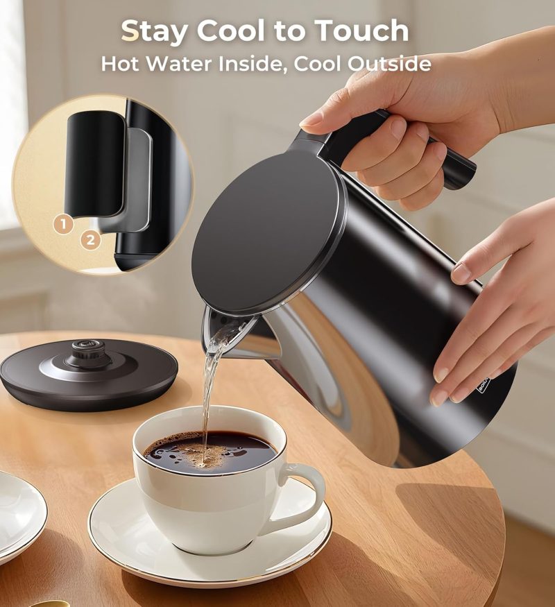 Electric Kettle 1.0L 1200W - Image 6